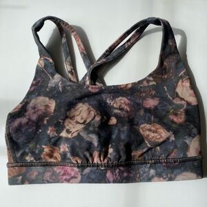 Lululemon Floral Print Sports Bra